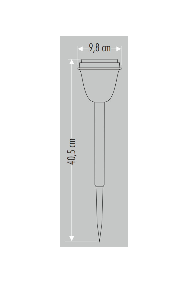 Cata Ct-7316 Solar Bahçe Armatürü 5W Beyaz Işık
