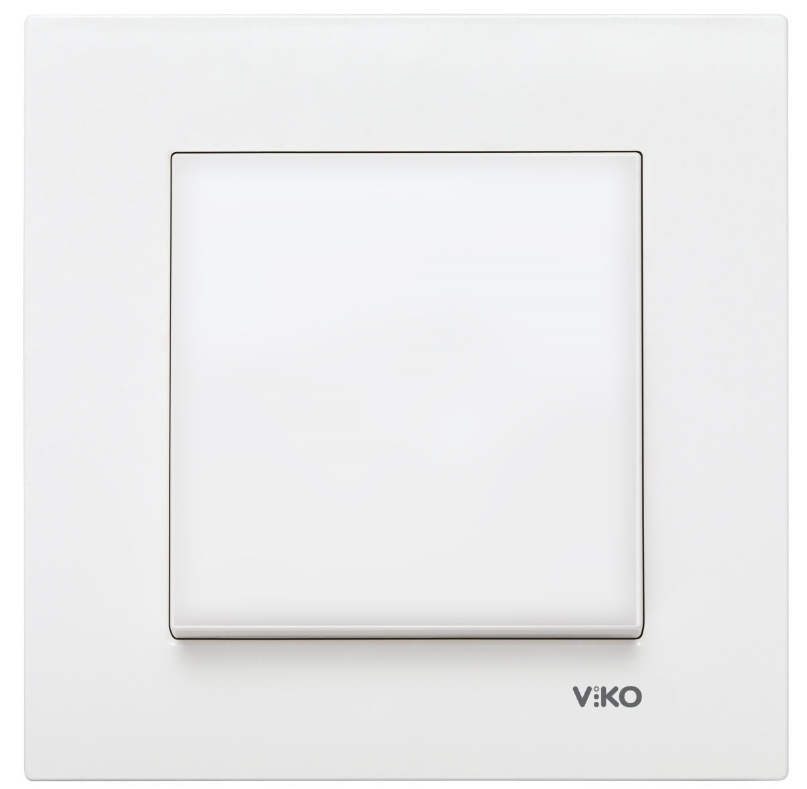 Viko Karre/Meridian Anahtar Mekanizma Beyaz Çerçevesiz