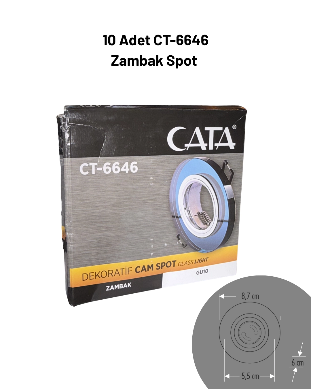 Cata Zambak Spot Set ( 10 Adet CT-6646 + 10 Adet CT-4212 Beyaz + 10 Adet CT-9263 Duy)