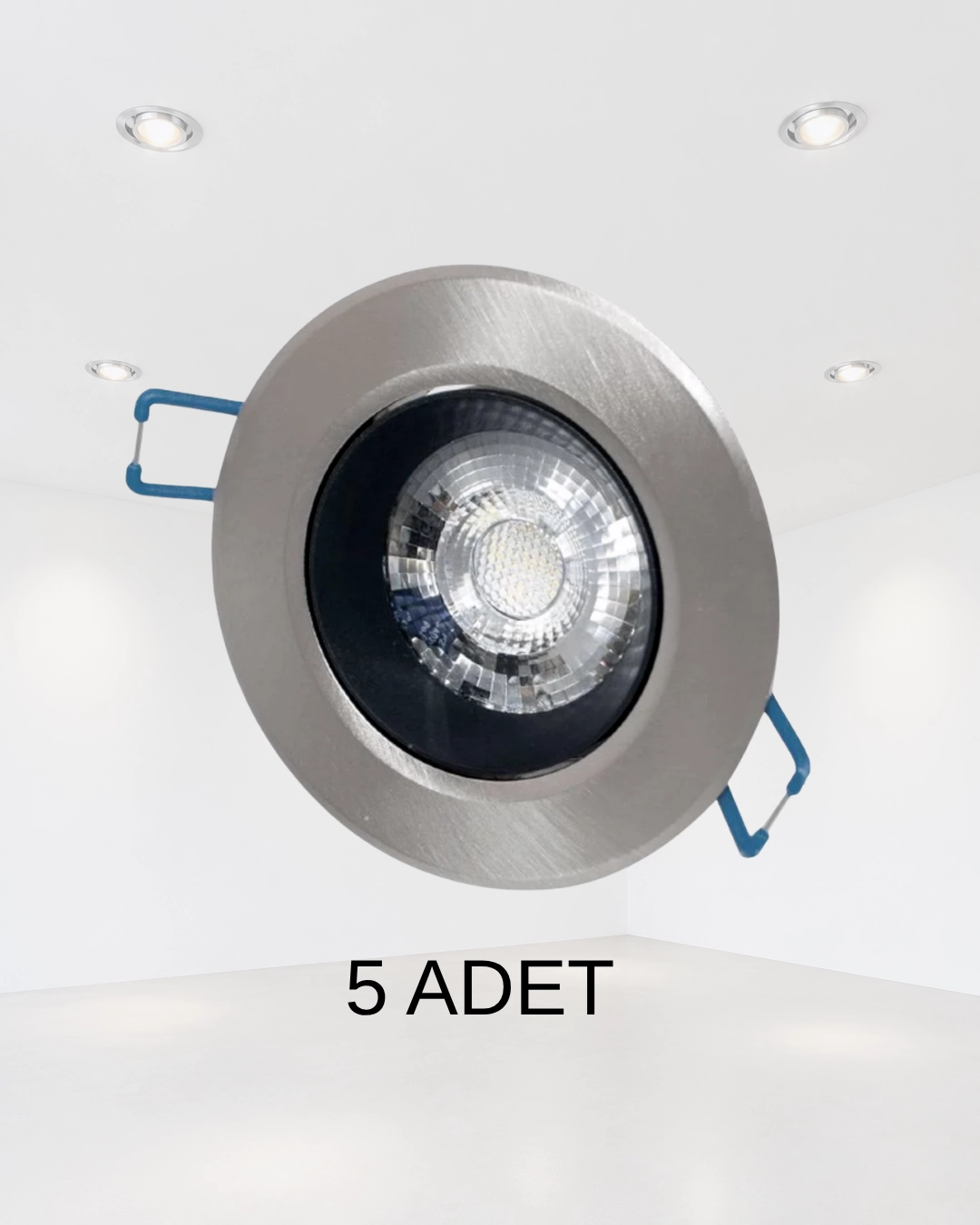 Cata CT-5252 Akik Led Spot 7W Günışığı - 5’li Paket 