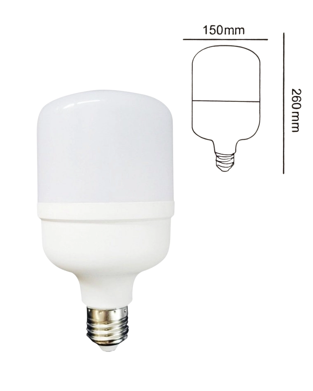 K2 KES134 Torch Led Ampul Beyaz Işık 60W