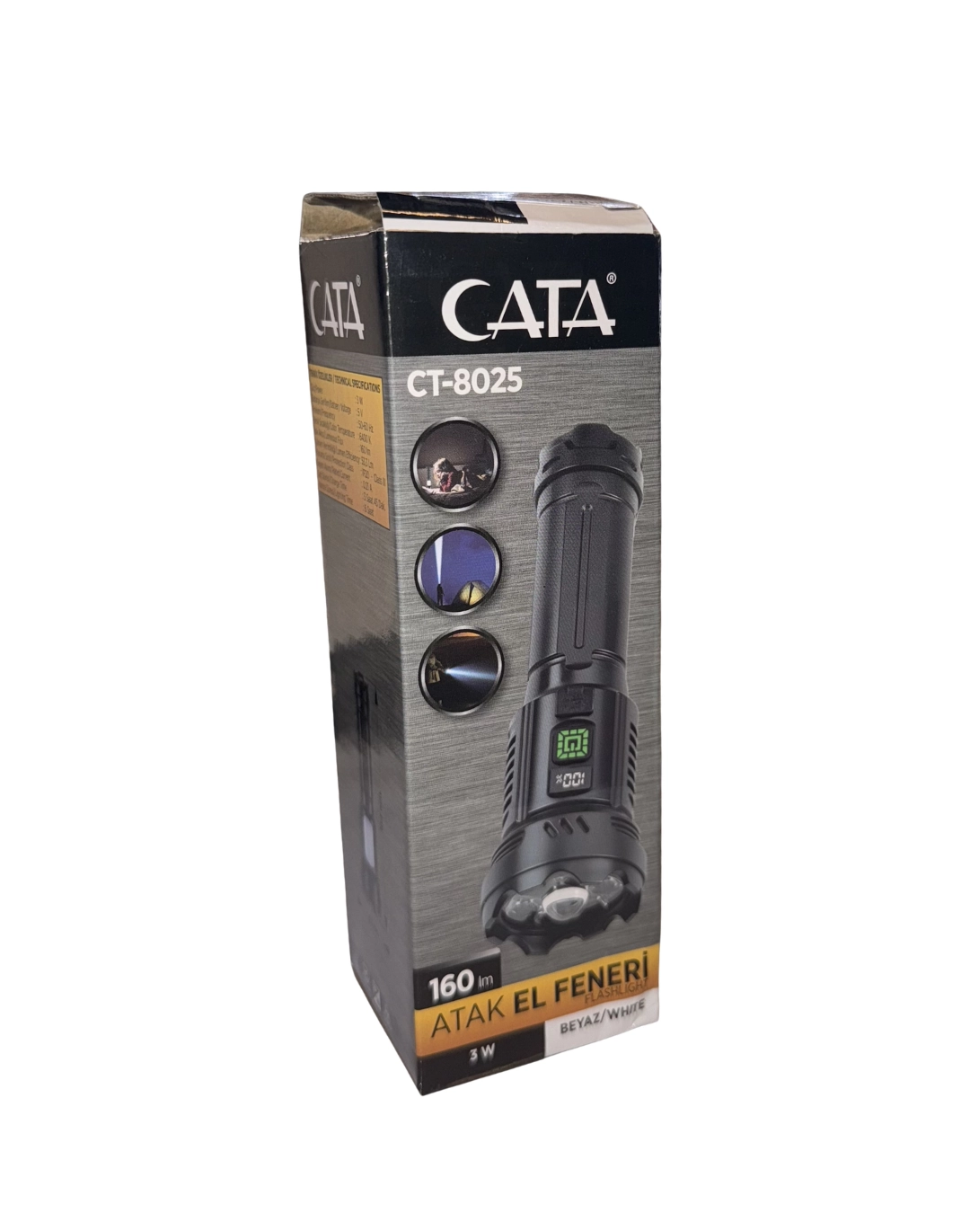 Cata CT-8025 Atak El Feneri Beyaz Işık 