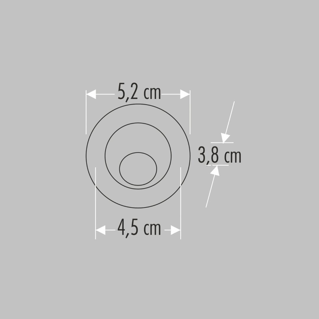 Cata CT-5268 Ufo Yıldız Spot 1.5W Beyaz Işık - 3’lü Paket