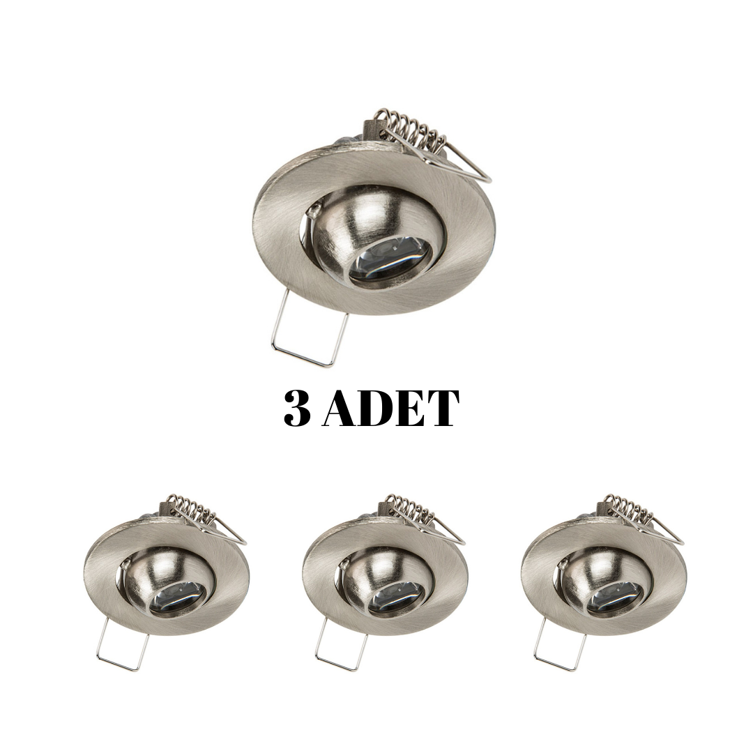 Cata CT-5268 Ufo Yıldız Spot 1.5W Beyaz Işık - 3’lü Paket