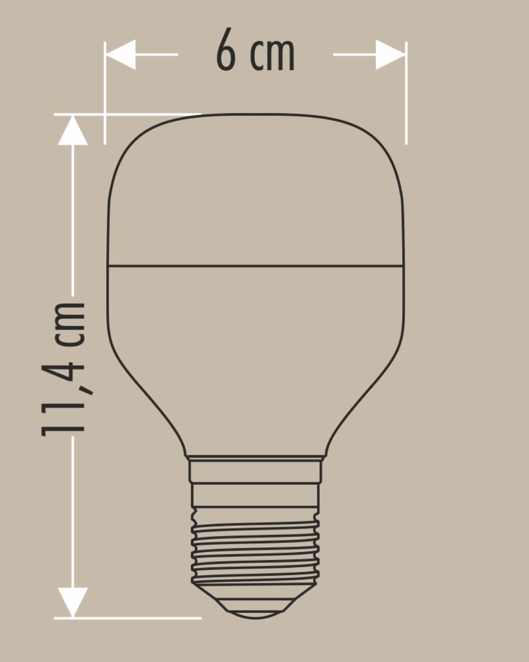 Cata CT-4329 Led Ampul 15W Beyaz Işık - 3’lü Paket 