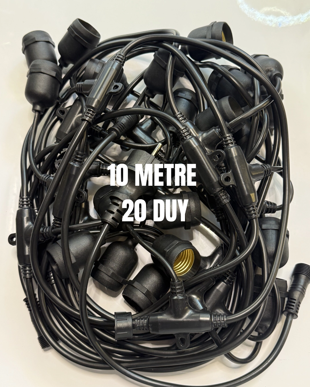 K2 KES701 Dış Mekan Duy Seti 10 Metre- 20 Duy