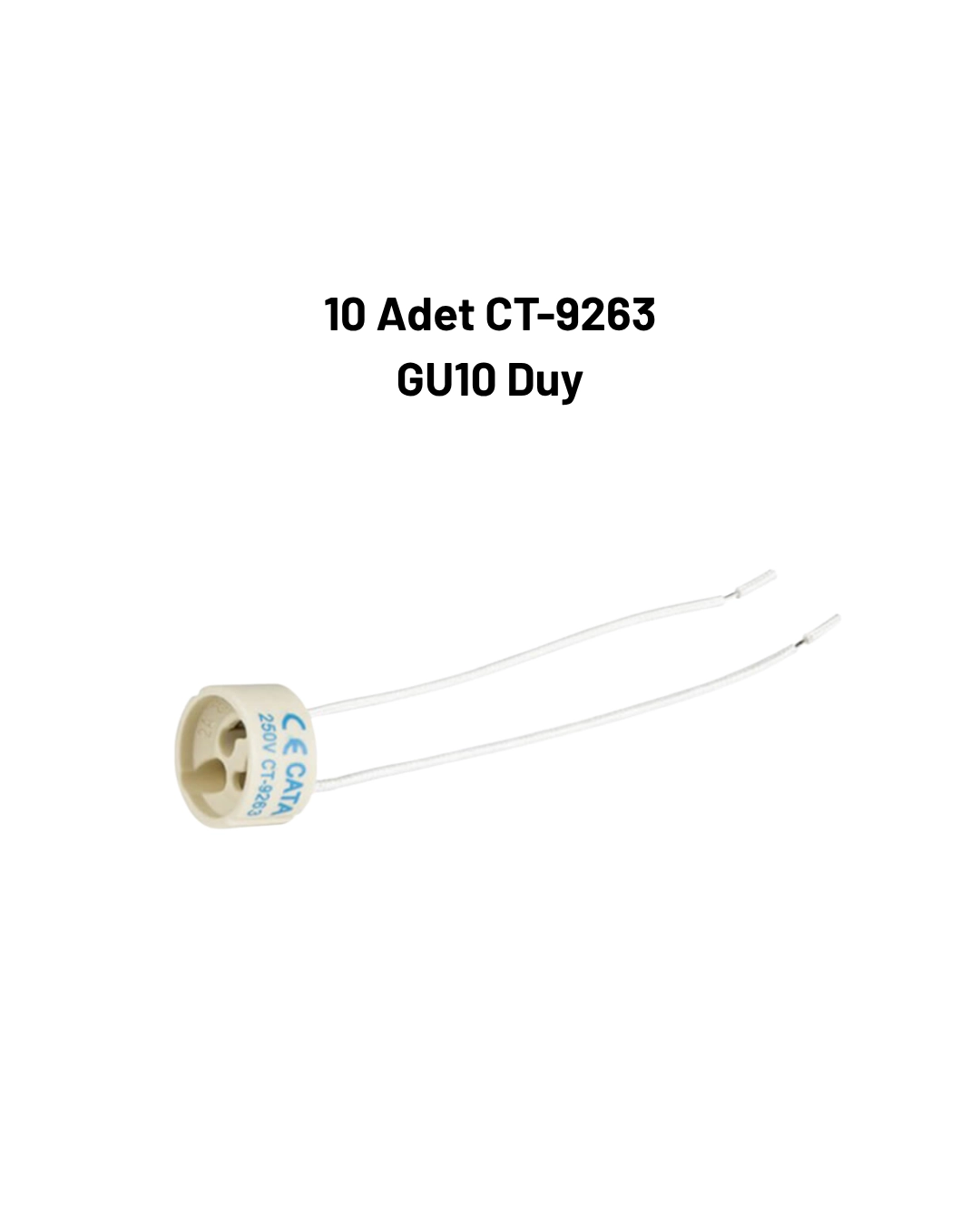 Cata Zambak Spot Set ( 10 Adet CT-6646 + 10 Adet CT-4212 Beyaz + 10 Adet CT-9263 Duy)