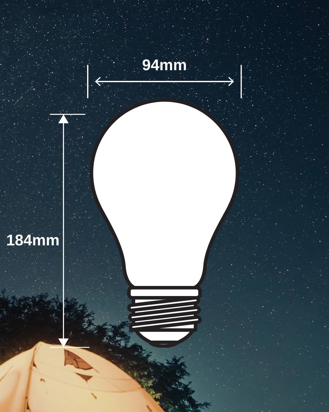 K2 KES077 Şarjlı Led Ampul 16W Beyaz Işık E27 Duy 