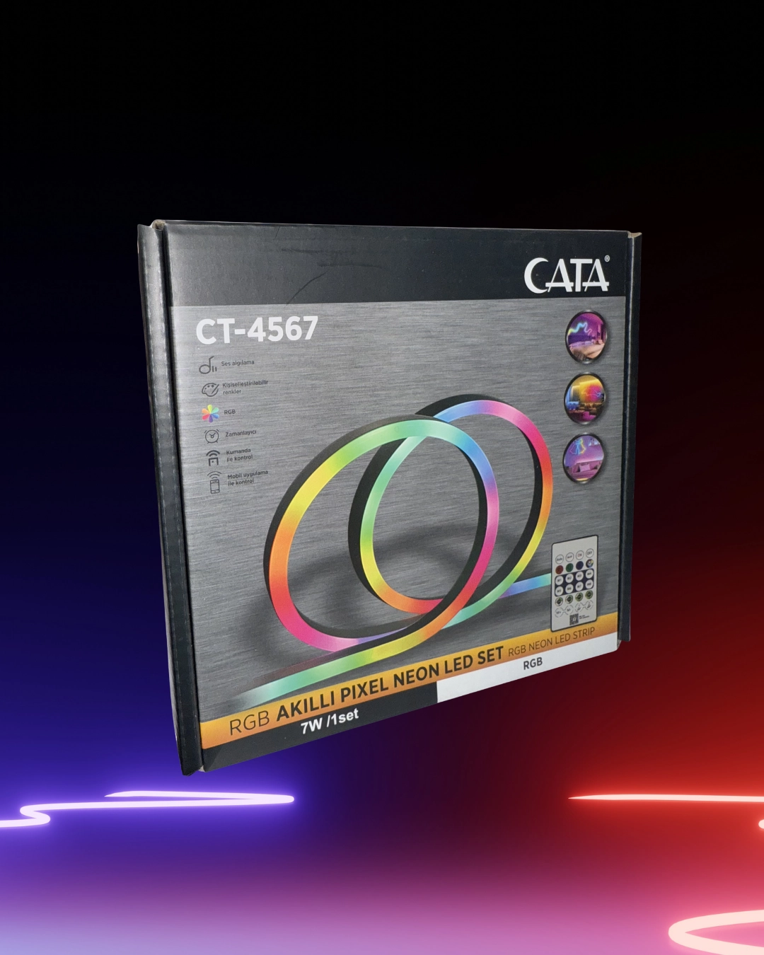 Cata CT-4567 RGB Akıllı Pixel Neon Led Set 