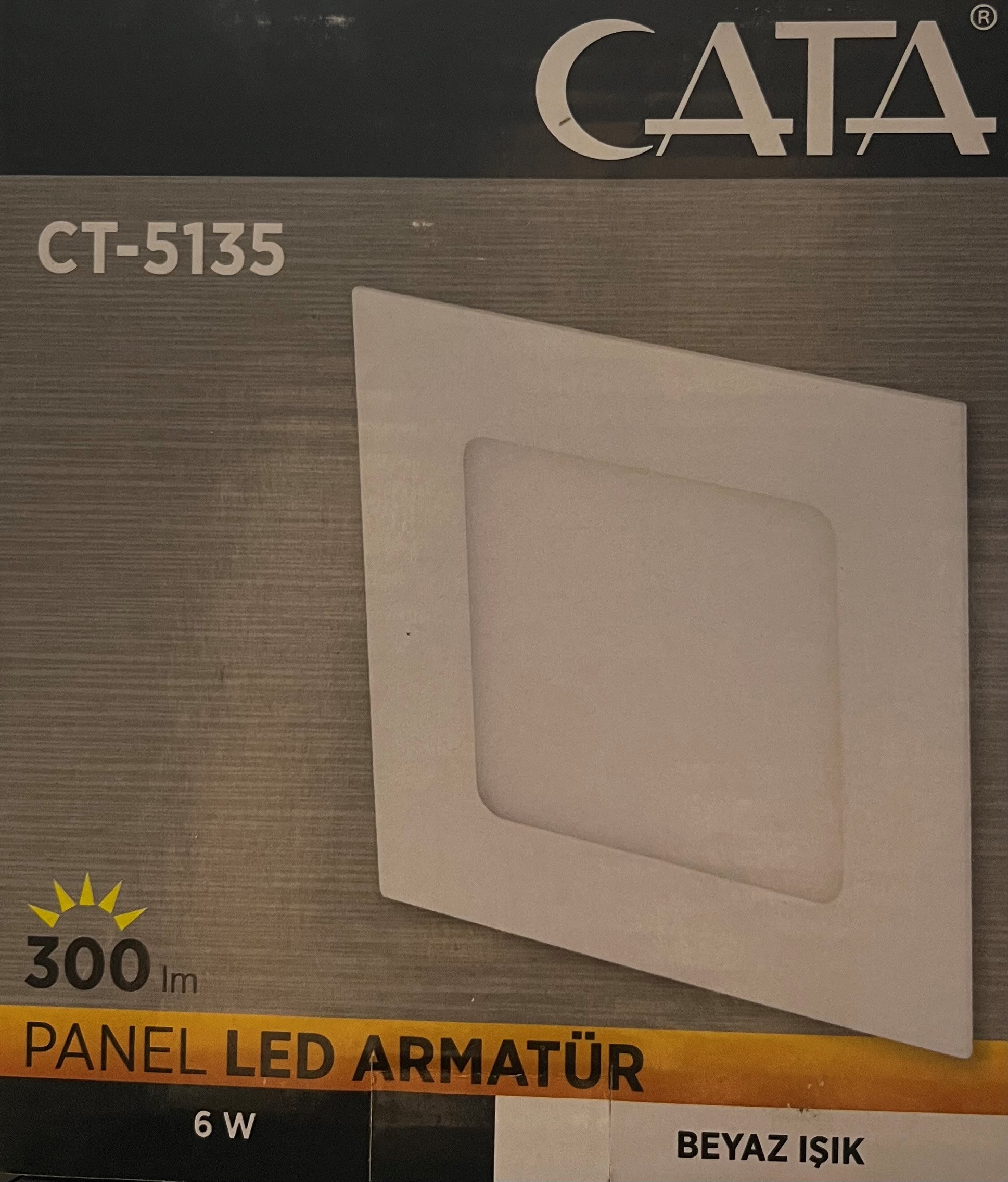 Cata Ct-5135 Panel Led Armatür 6W