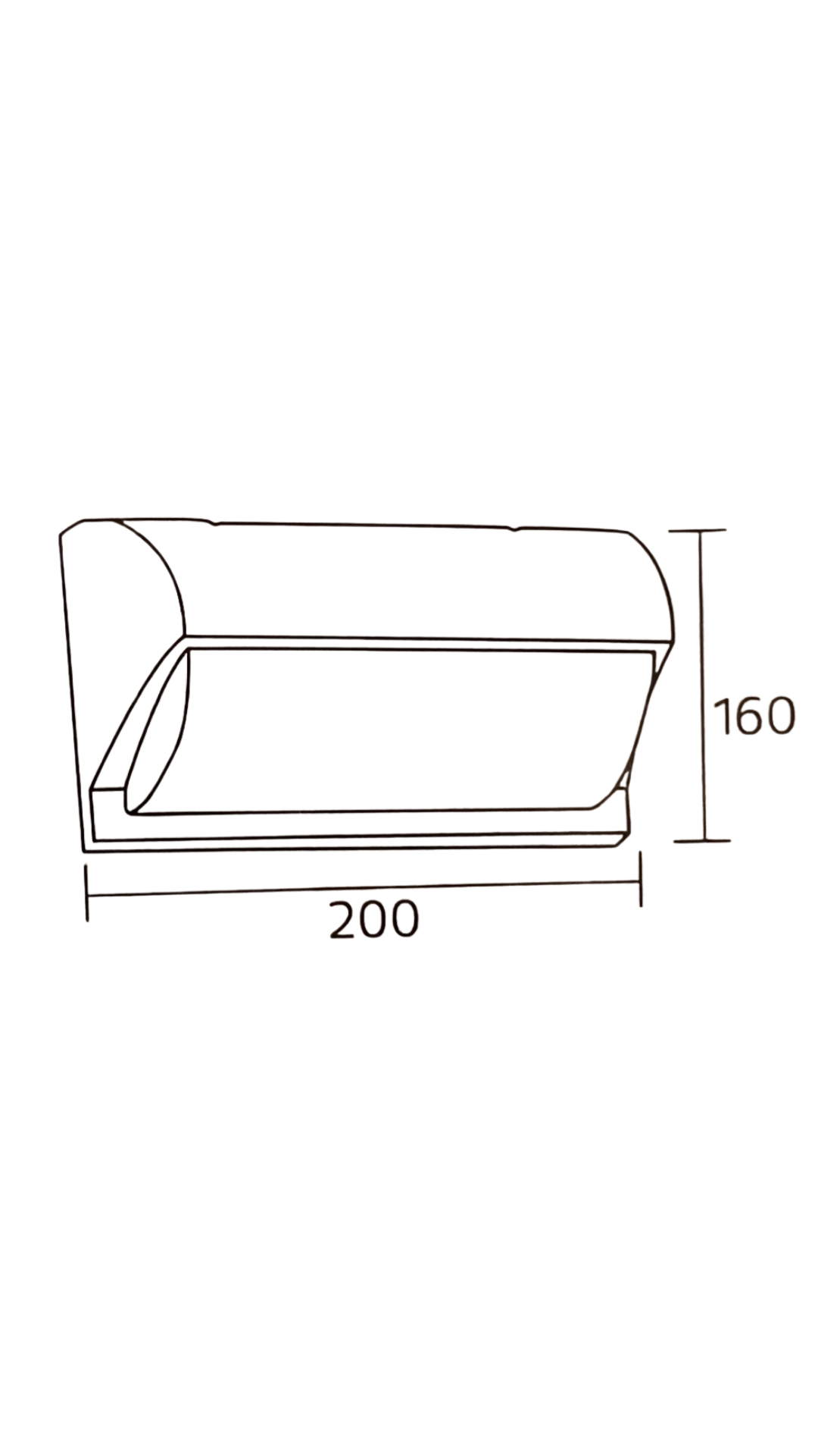Horoz 076-095-0020 Mozart-20 20W Siyah 3000K Led Bahçe Armatürü