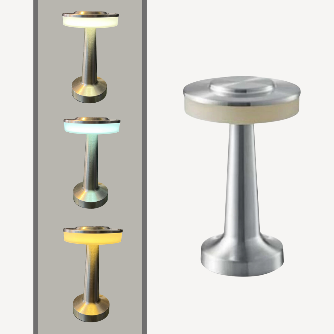 Horoz 050-002-0021 Silver Şarjlı Masa Lambası 2W 