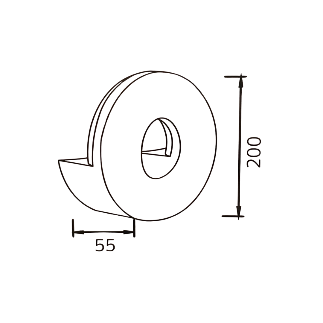 Horoz 076-099-0010 Donut-10 Dış Mekan Led Aplik 10W 3000K 