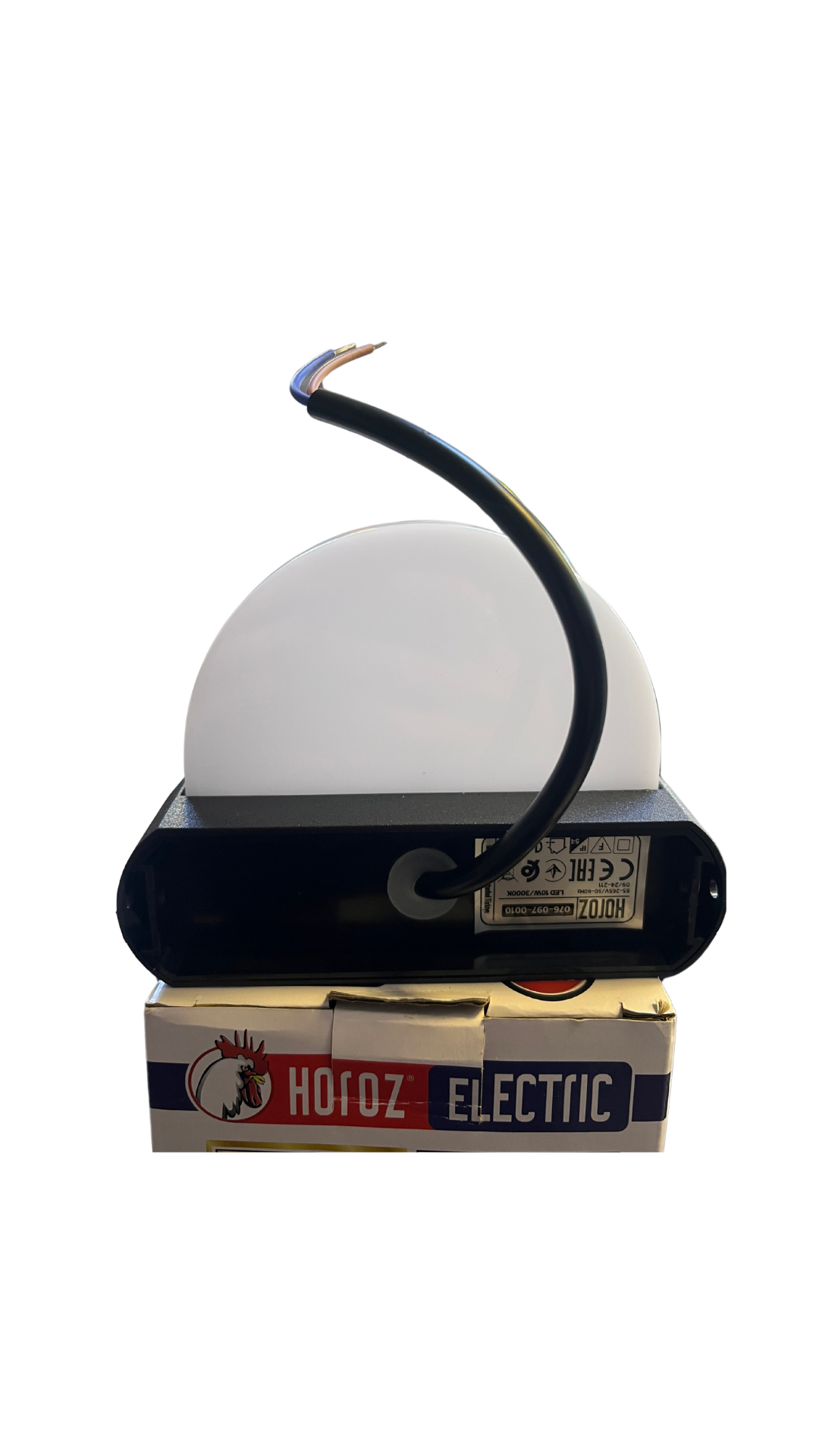 Horoz  076-097-0010 Forza-10 10W 3000K Siyah Led Bahçe Armatürü