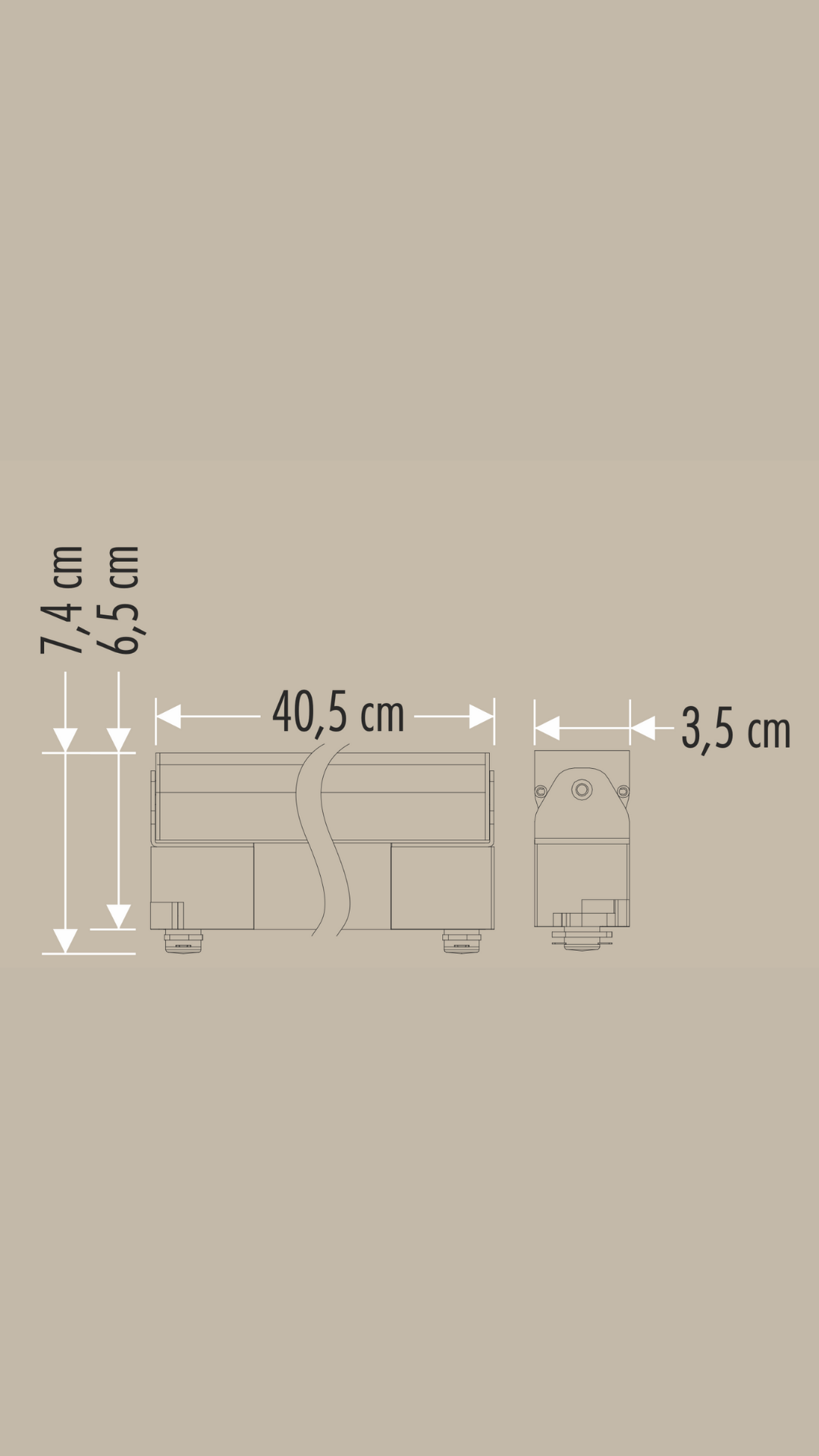 Cata CT-5396 Kama Led Ray Armatür 40W Günışığı