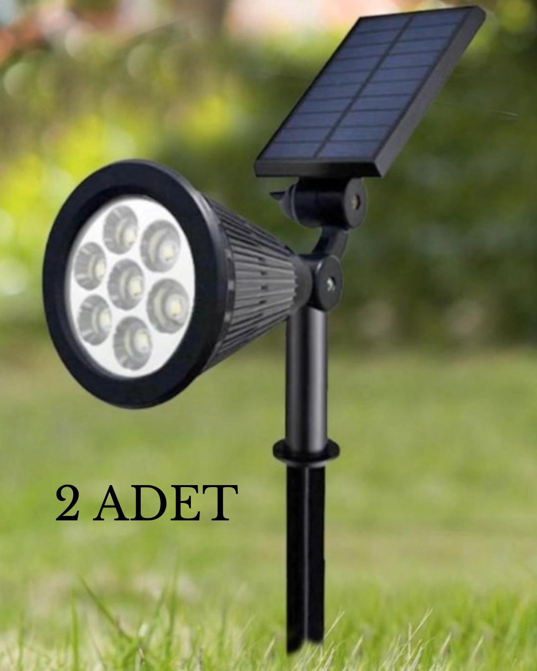Cata CT-7310 Solar Bahçe Armatürü 7W Amber - 2’li Paket