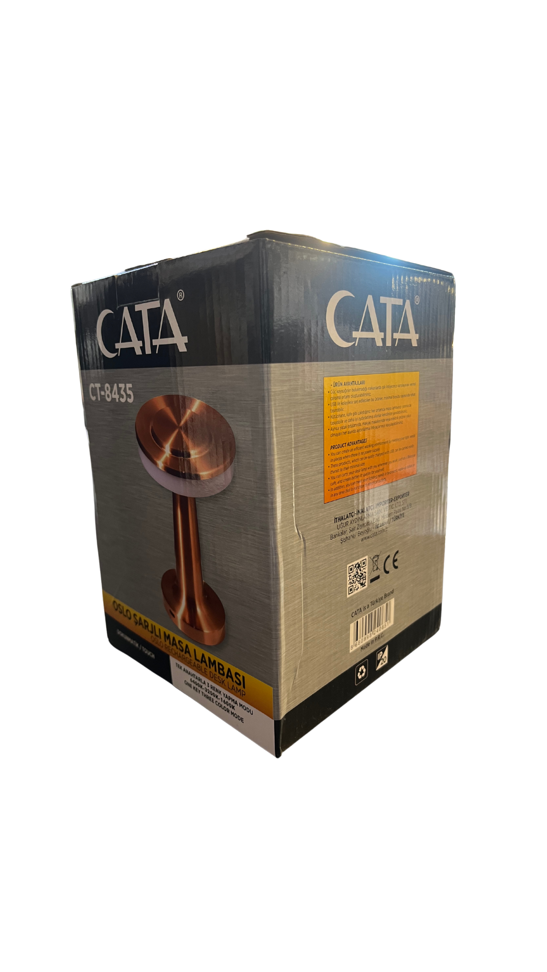 Cata CT-8435 Oslo Şarjlı Masa Lambası