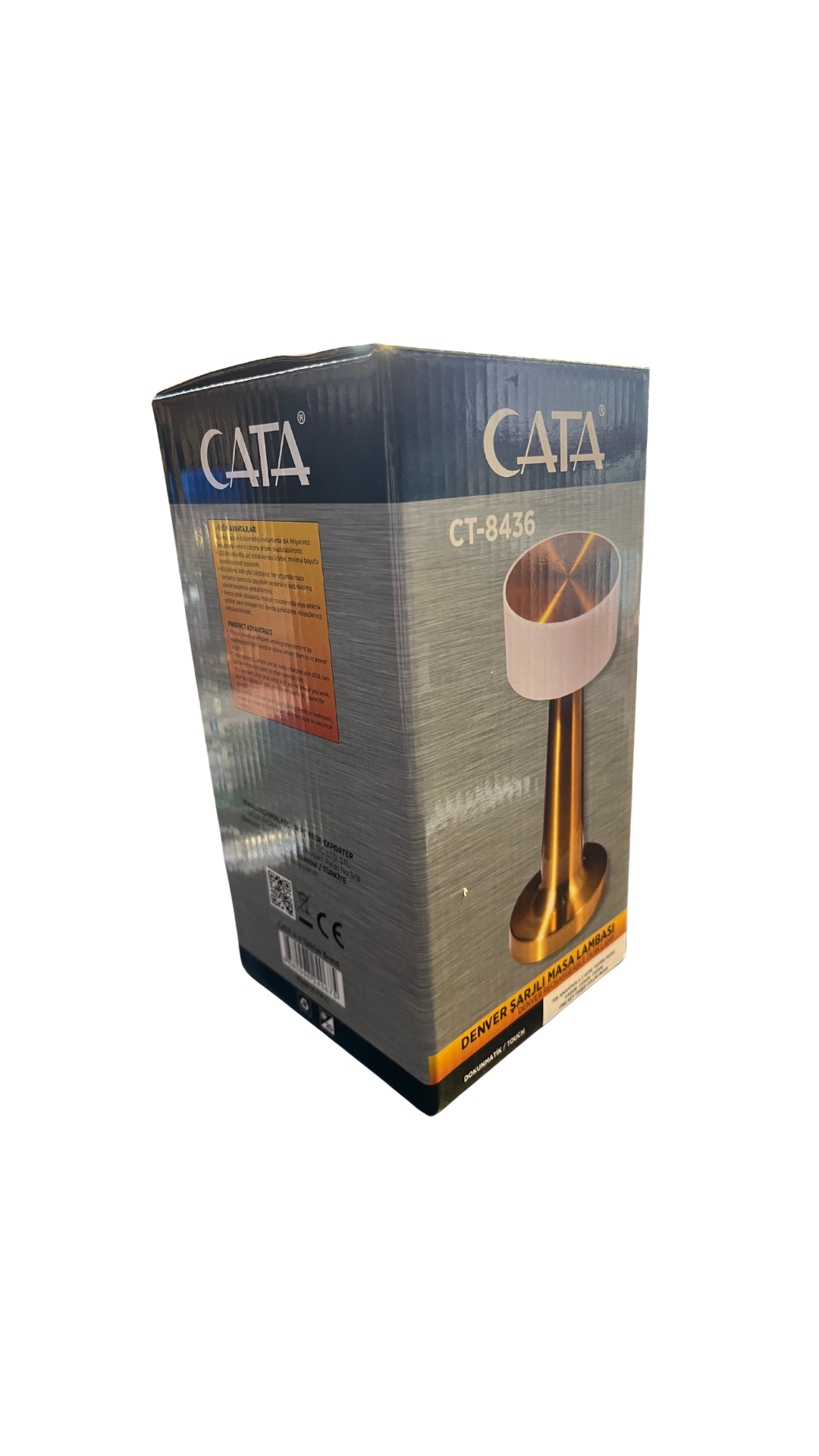 Cata CT-8436 Denver Şarjlı Masa Lambası - Dokunmatik