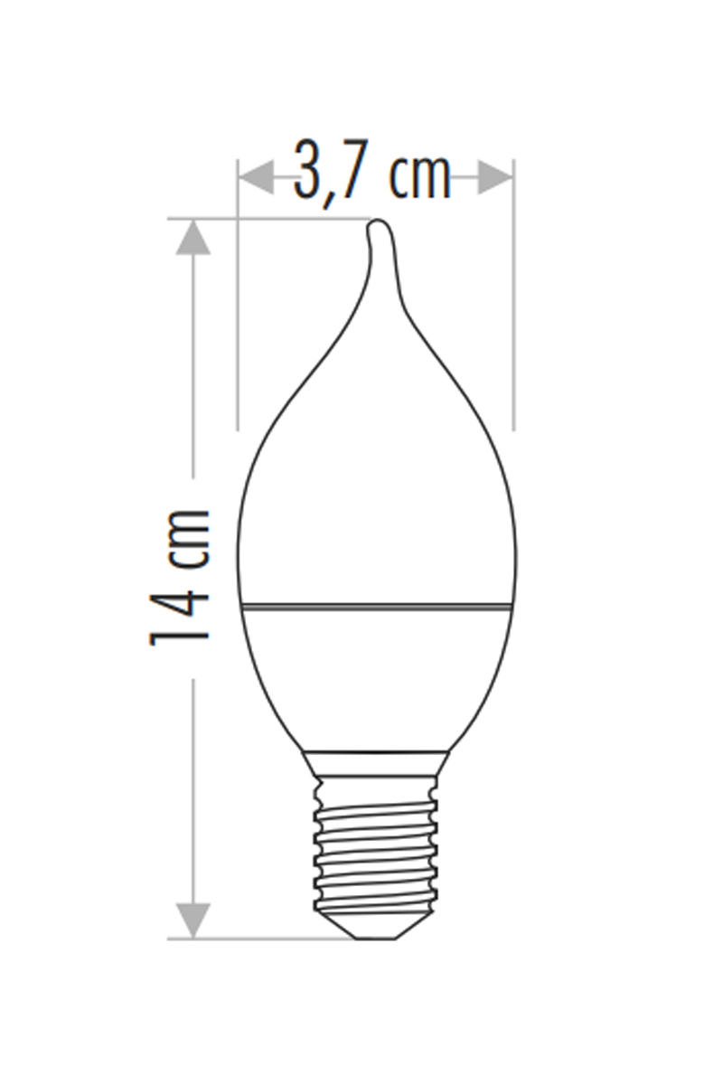 Cata CT-4084 Led Buji Ampul 8w Beyaz Işık