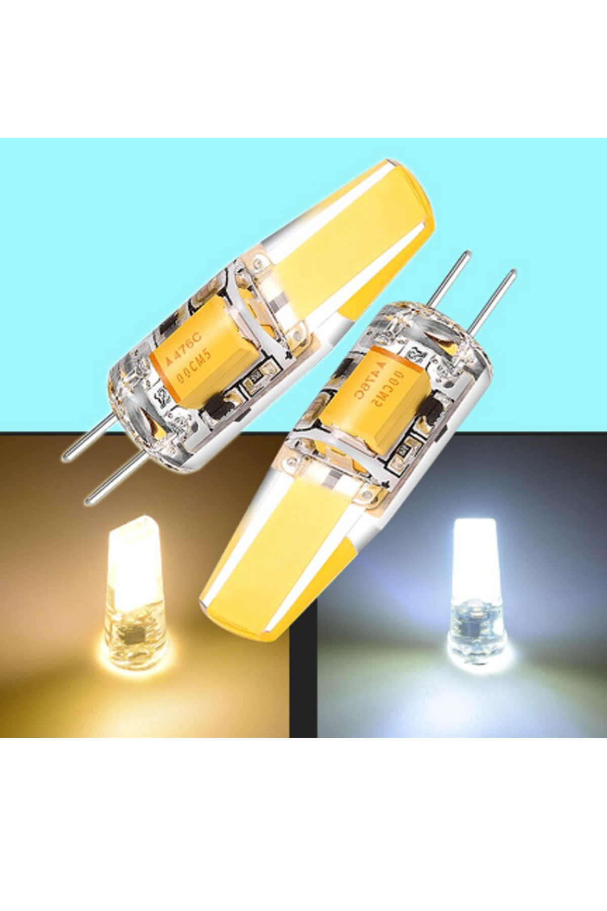 Cata CT-4255 Kapsül Ampul 3W Beyaz Işık 12V G4 Duy - 5’li Paket