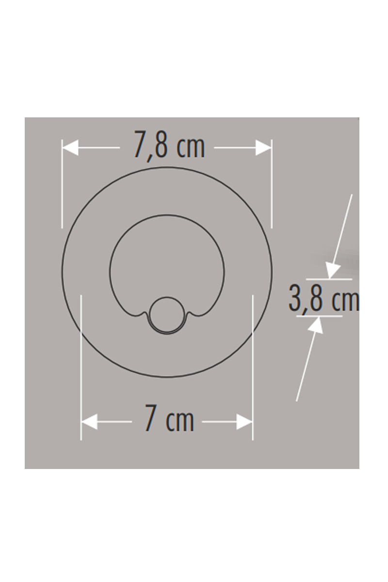 Cata CT-5174 Satin Sensörlü Koridor Aydınlatması 1.5W Günışığı