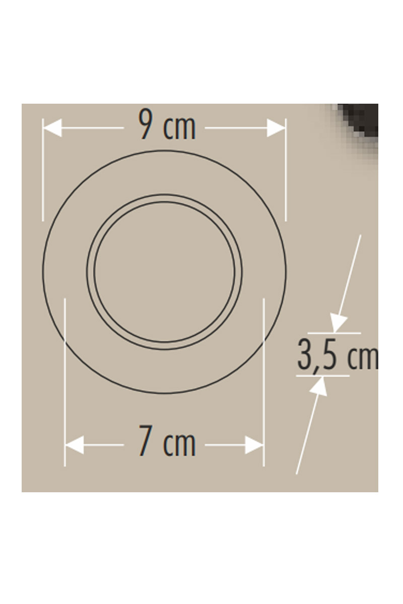 Cata CT-5260 Başak Led Spot 8W 3 Renk- 10’lu Paket