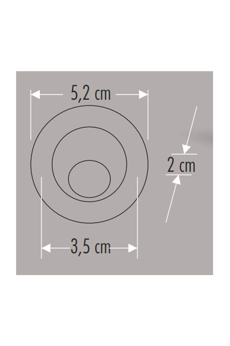 Cata CT-5268 Ufo Yıldız Spot 1.5W Beyaz Işık