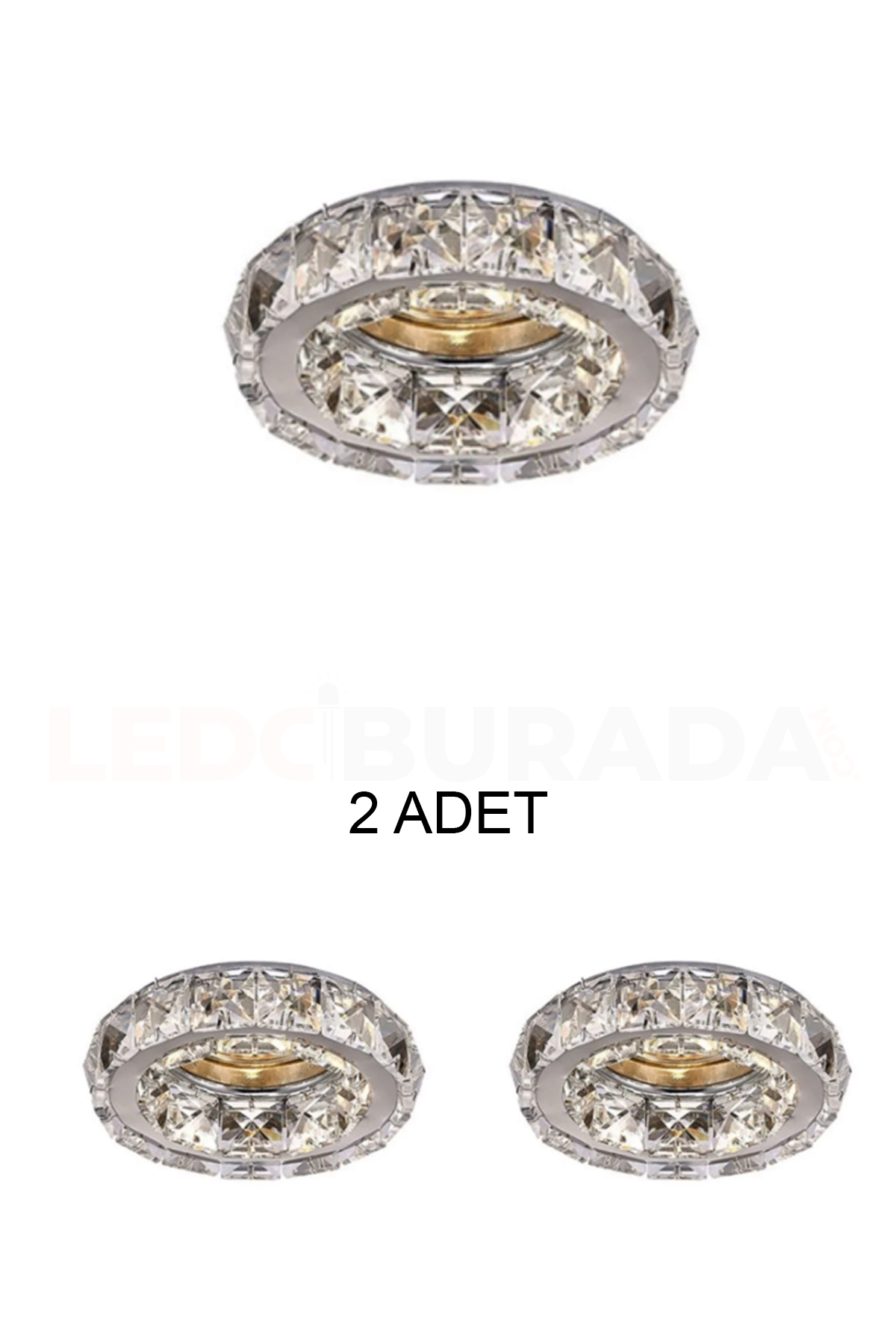 Cata CT-6584 Berfin Cam Spot Kasası - 2’li Paket