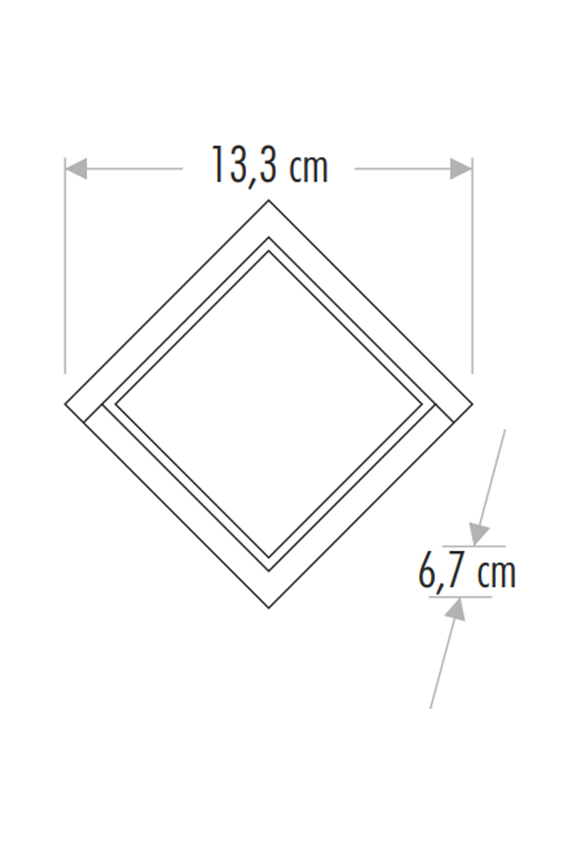 Cata Ct-7078 Dominik Led Bahçe Aplik 7W Günışığı