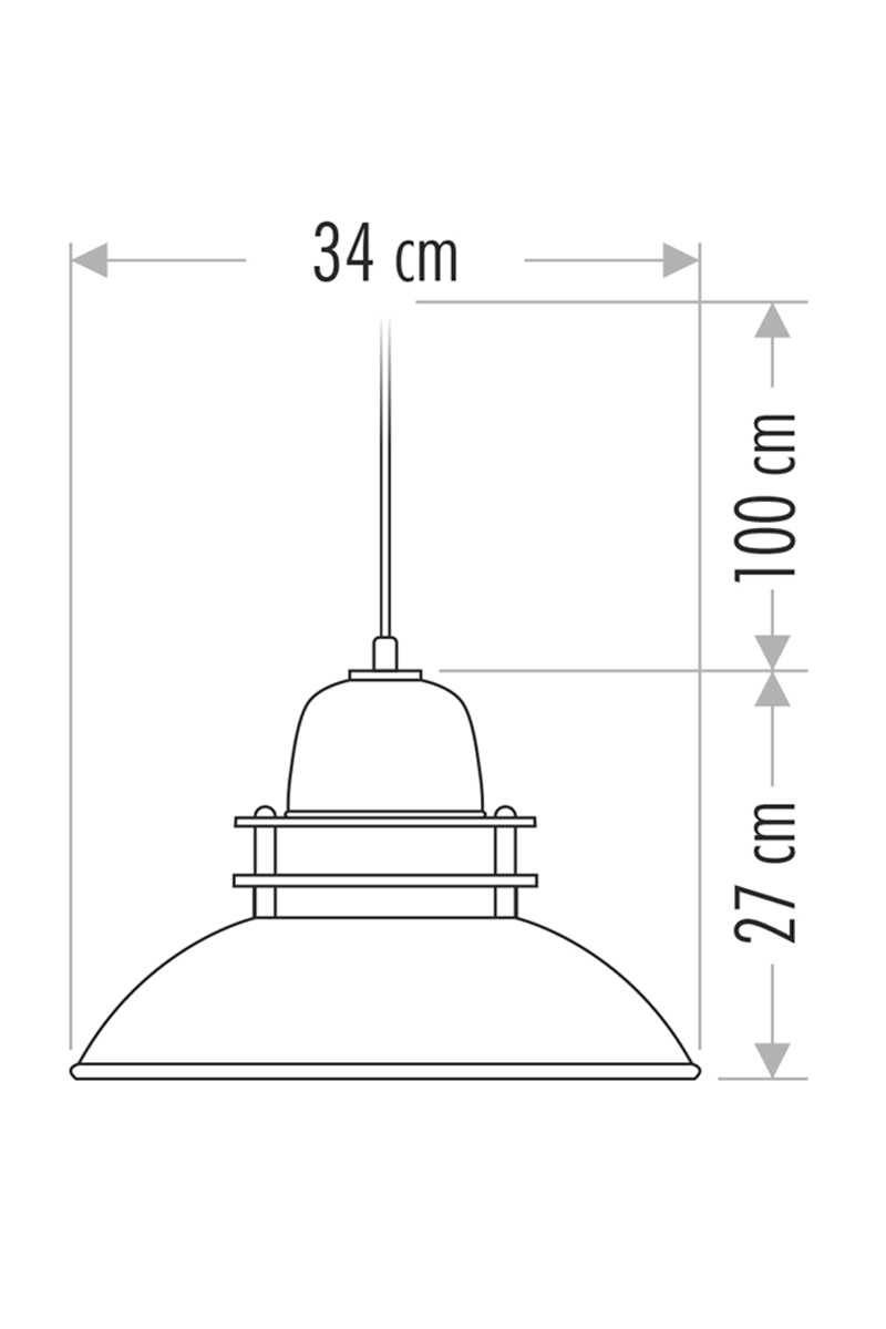 CT-8248 Cata Dekoratif Sarkıt Armatür 34 cm Çap