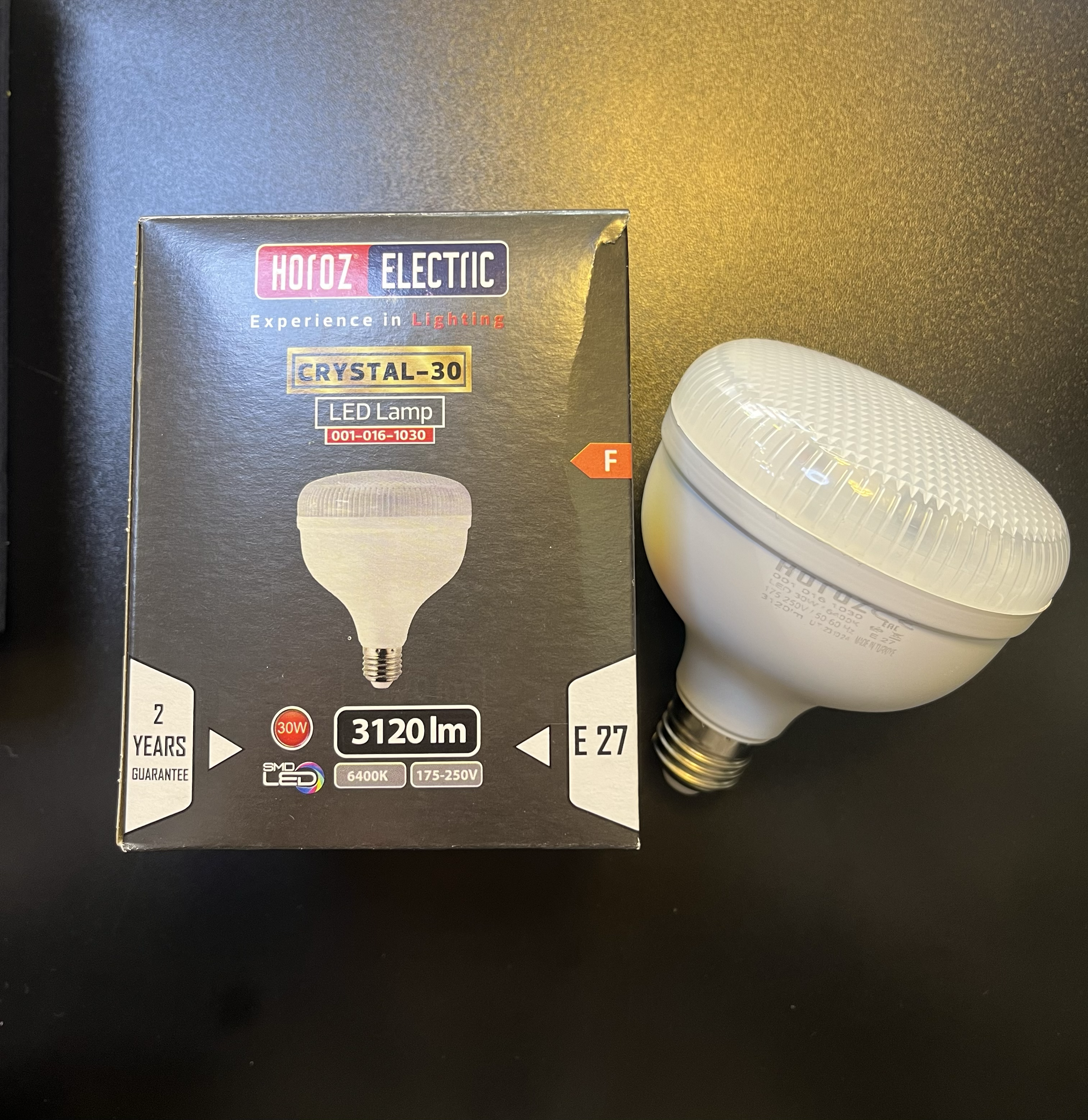 Horoz Crystal-30 Led Ampul 30W Beyaz Işık E27 Duy 