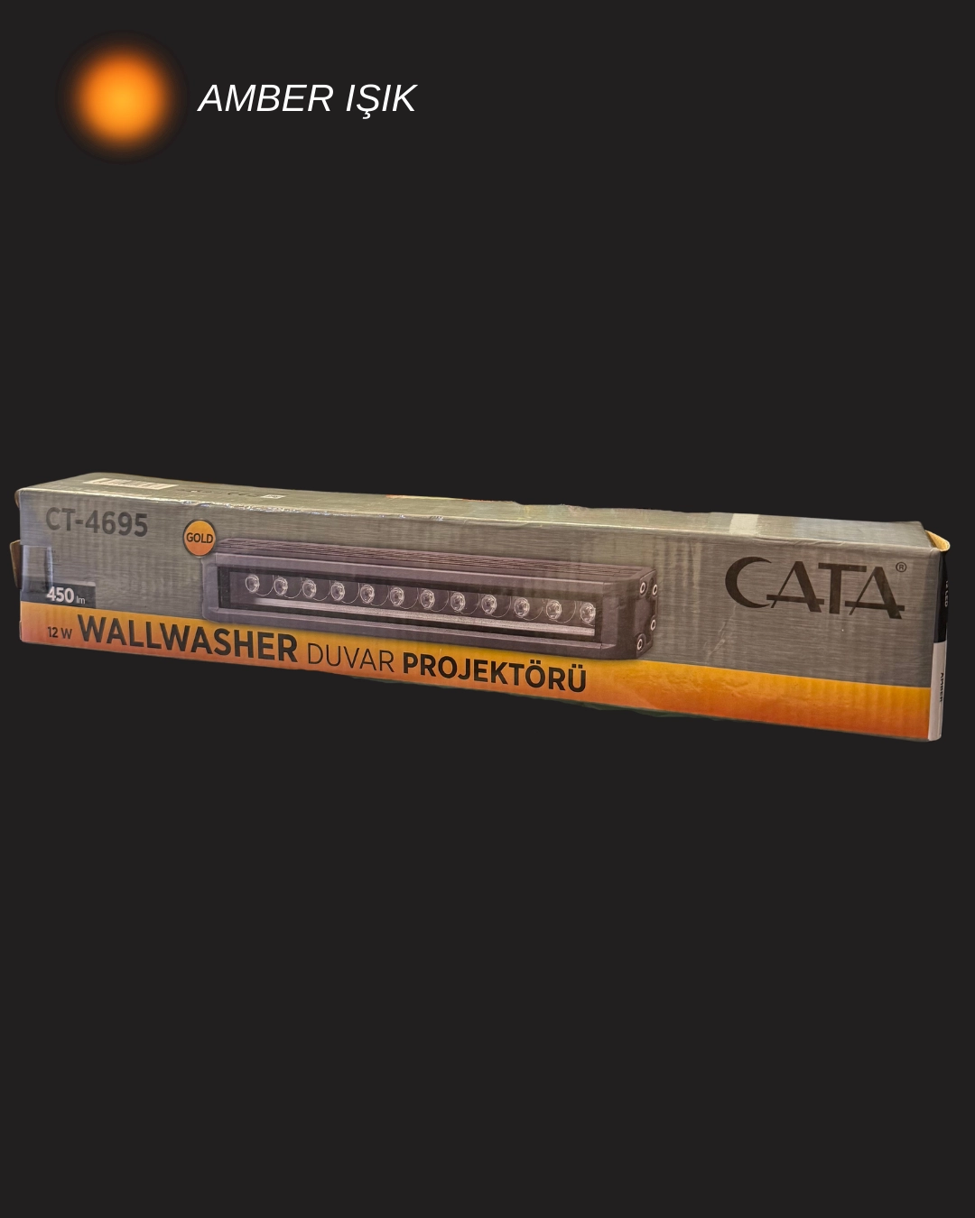 Cata CT-4695 Wallwasher 12W Amber
