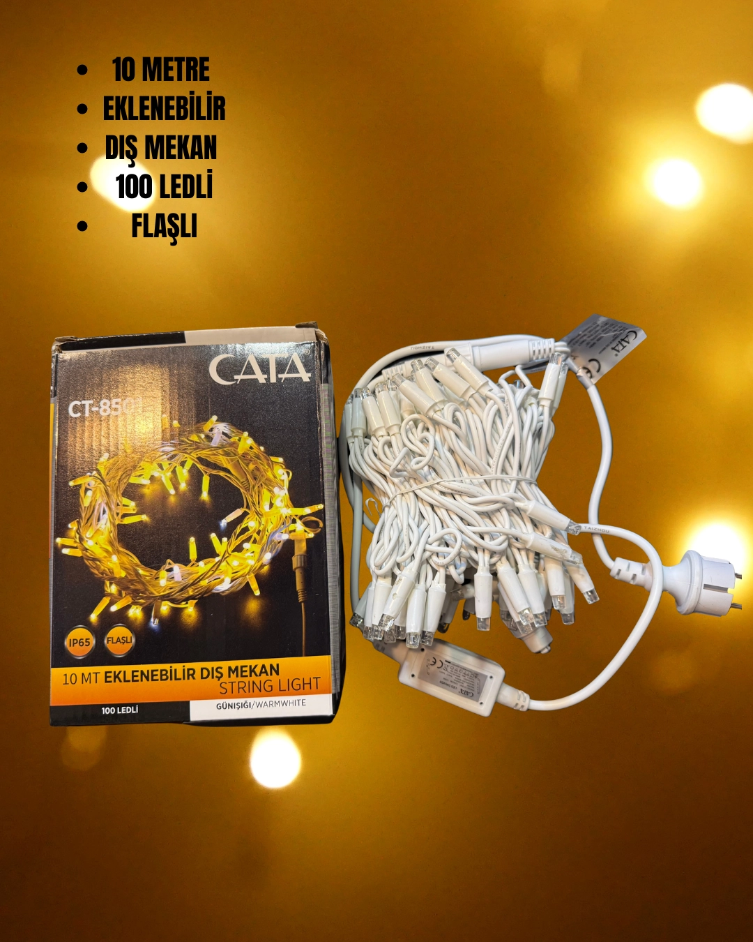 Cata CT-8501 Dış Mekan Eklenebilir Süsleme Led 10 Metre - Günışığı