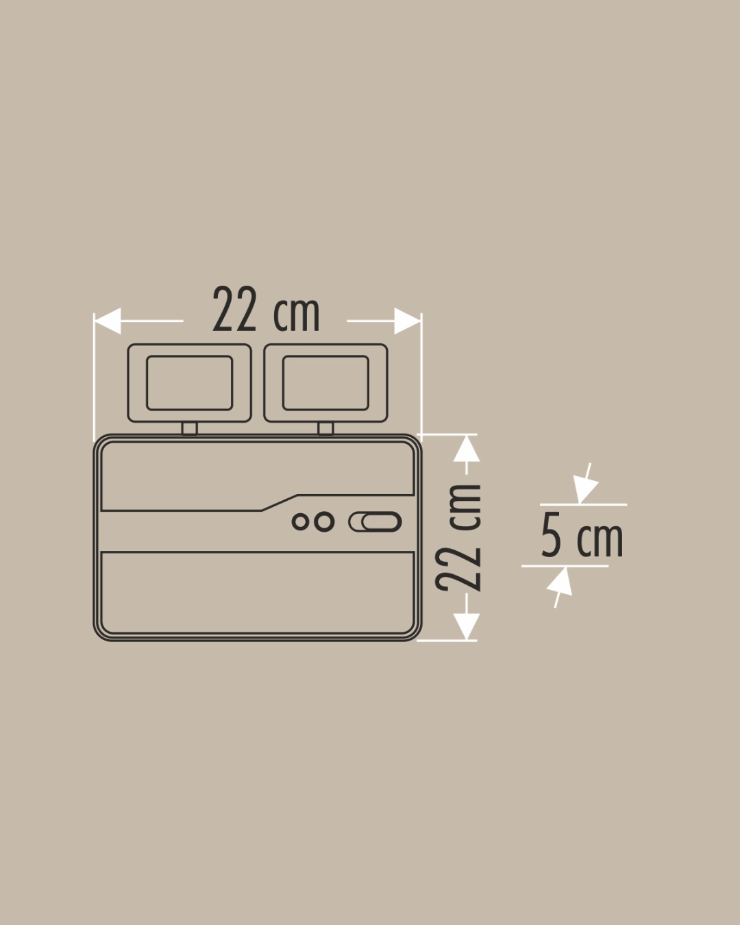 Cata CT-9172 Acil Aydınlatma Armatürü 2X10W