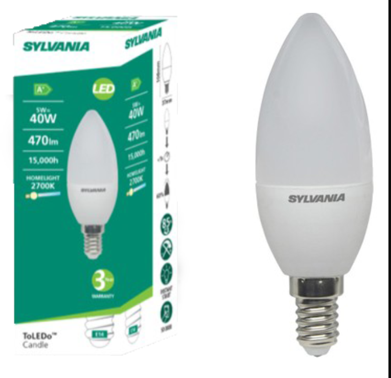 Sylvanıa Led Ampul 5W 2700K E14 Duy