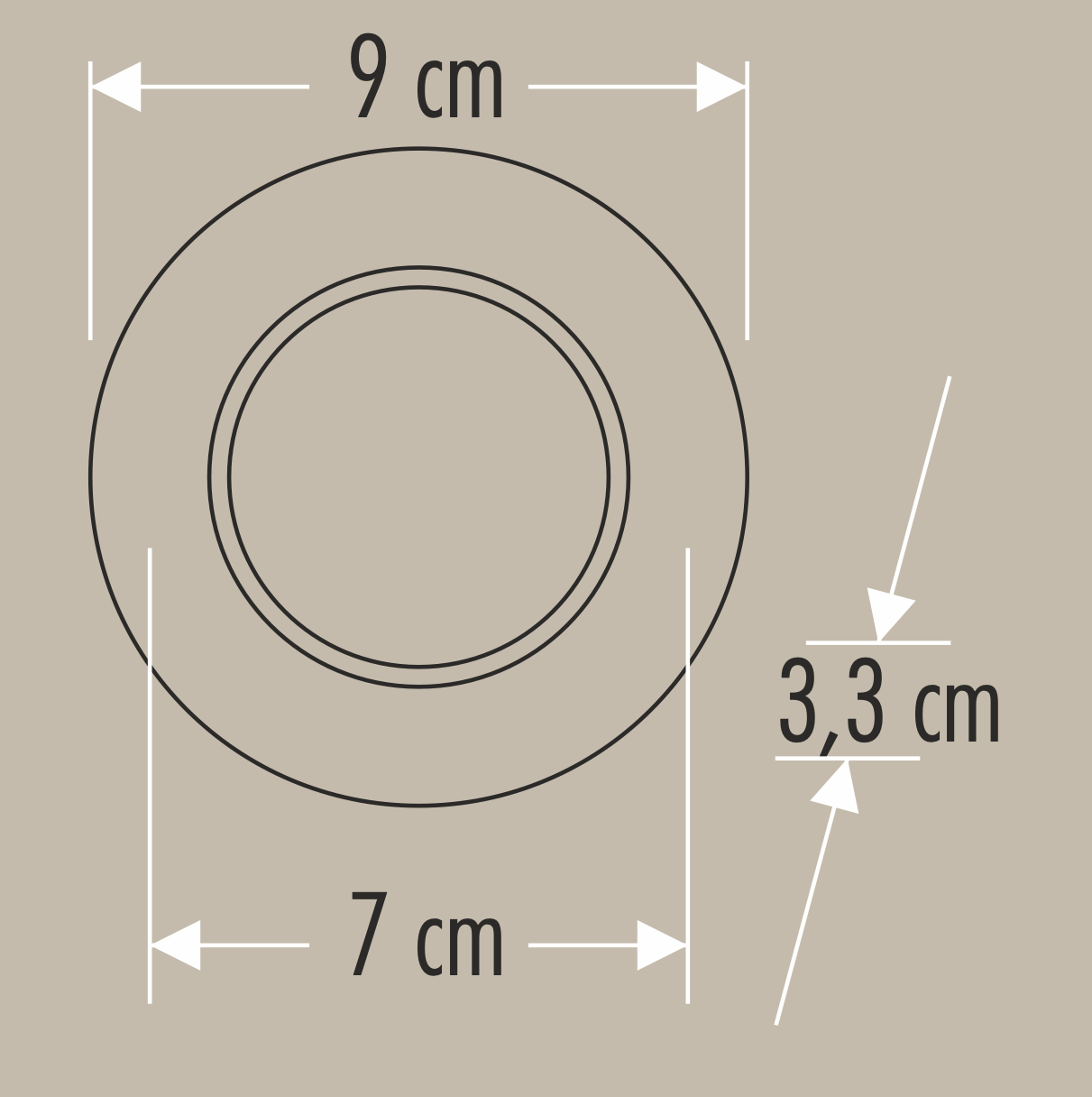  Cata CT-5261 Başak Led Spot 8W 3 Renk - 10’lu Paket 