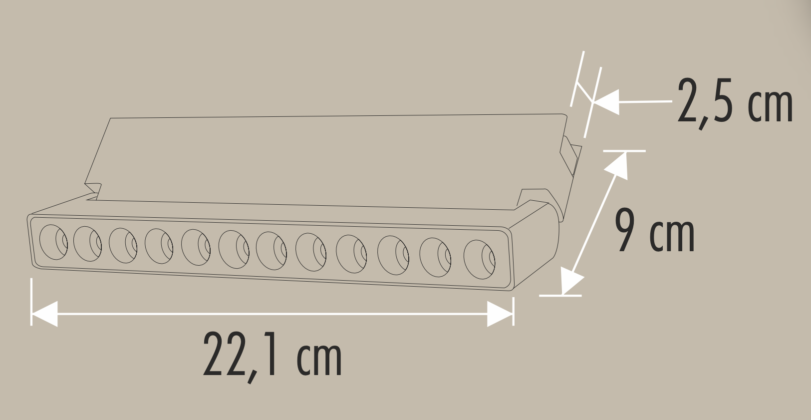 Cata CT-5841 Lia Magnetic Ray Spot 24W Günışığı