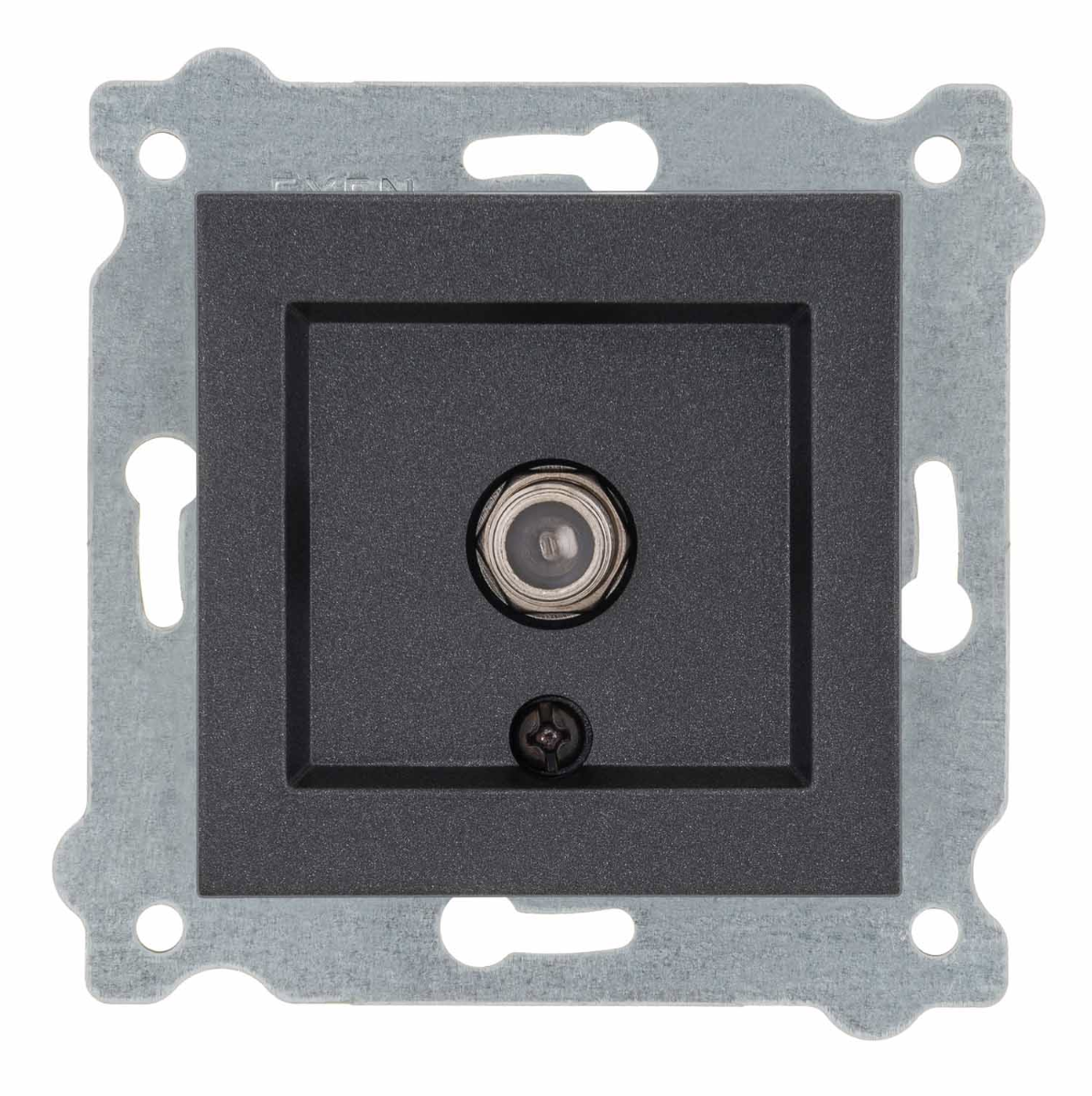 Exen Karell Antrasit Modül+Kapak | Uydu Prizi (F Konnektör)