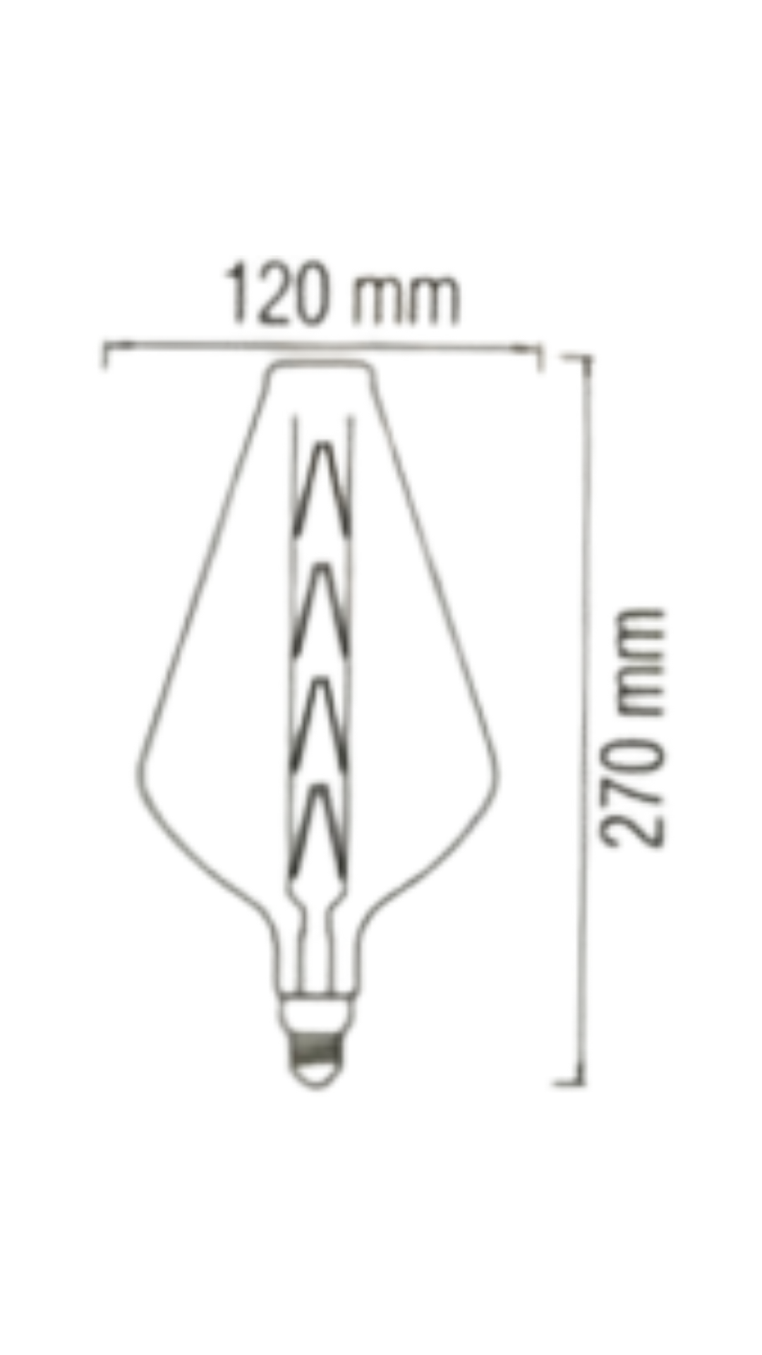 Horoz 001-052-0008 Paradox Büyük Led Rustik Ampul Amber 8W