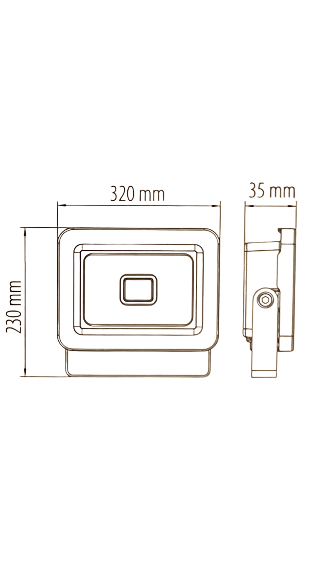 Horoz Pars-200 200W 2700K (sarı ışık) SMD Led Projektör 