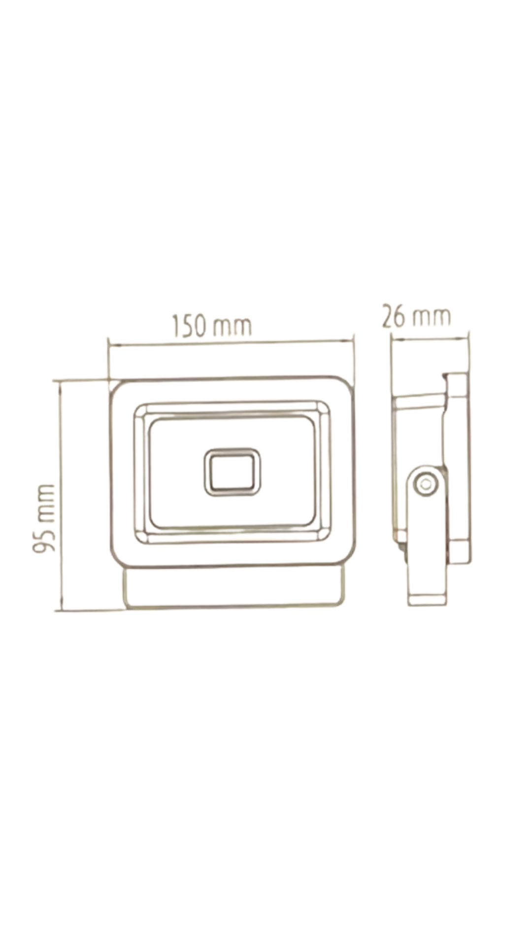 Horoz 068-008-0030 Pars-30 Led Projektör 30W Sarı Işık 