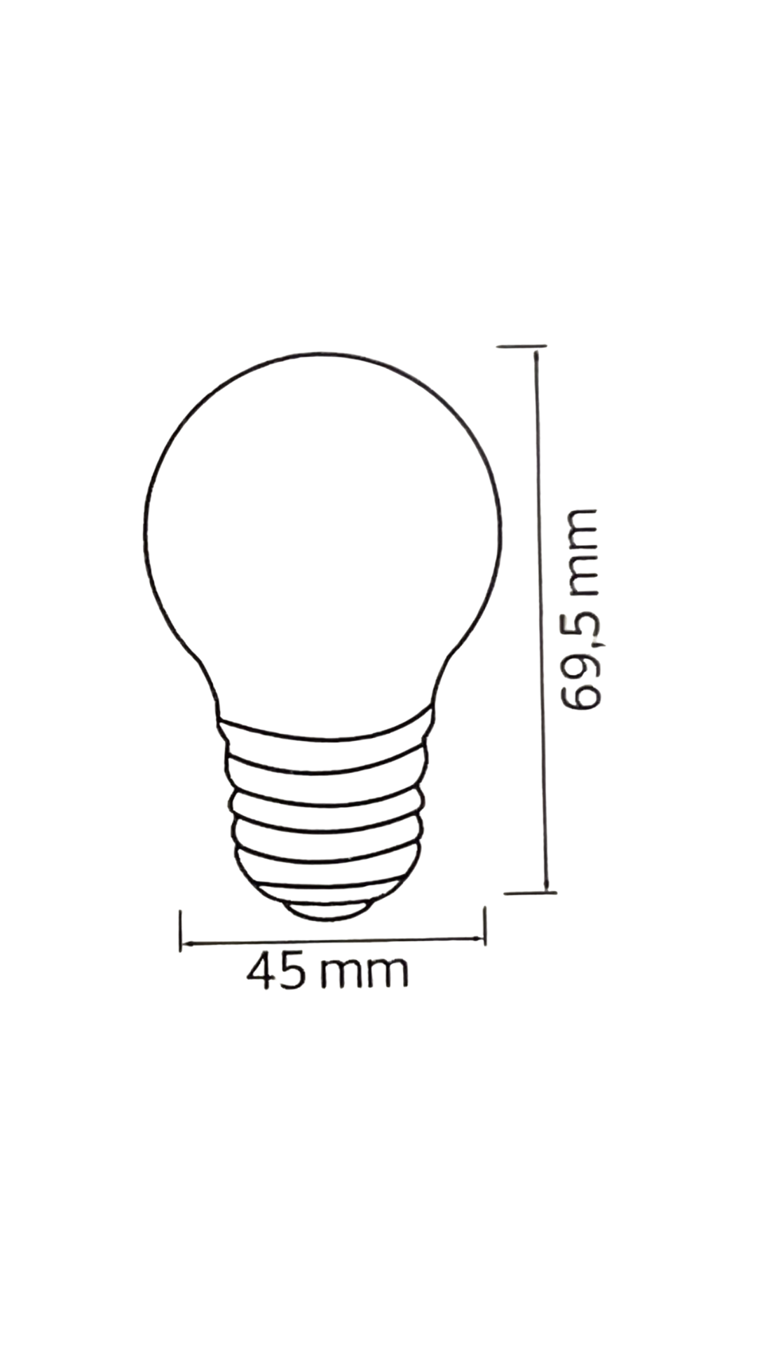 Horoz 001-017-0001 Rainbow SMD Led Ampul Kırmızı 1W E27 Duy - 10’lu Paket