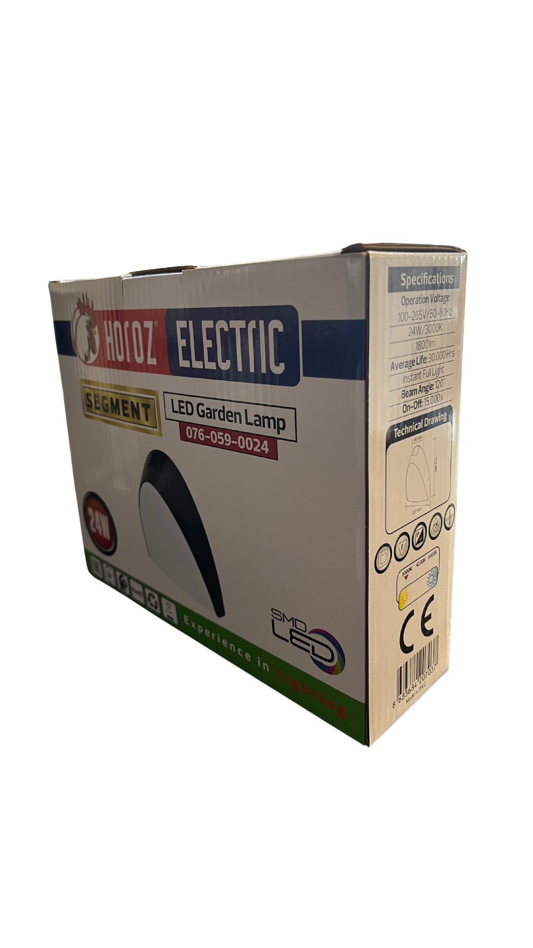 Horoz 076-059-0024 SEGMENT Led Aplik 24W 3000K 