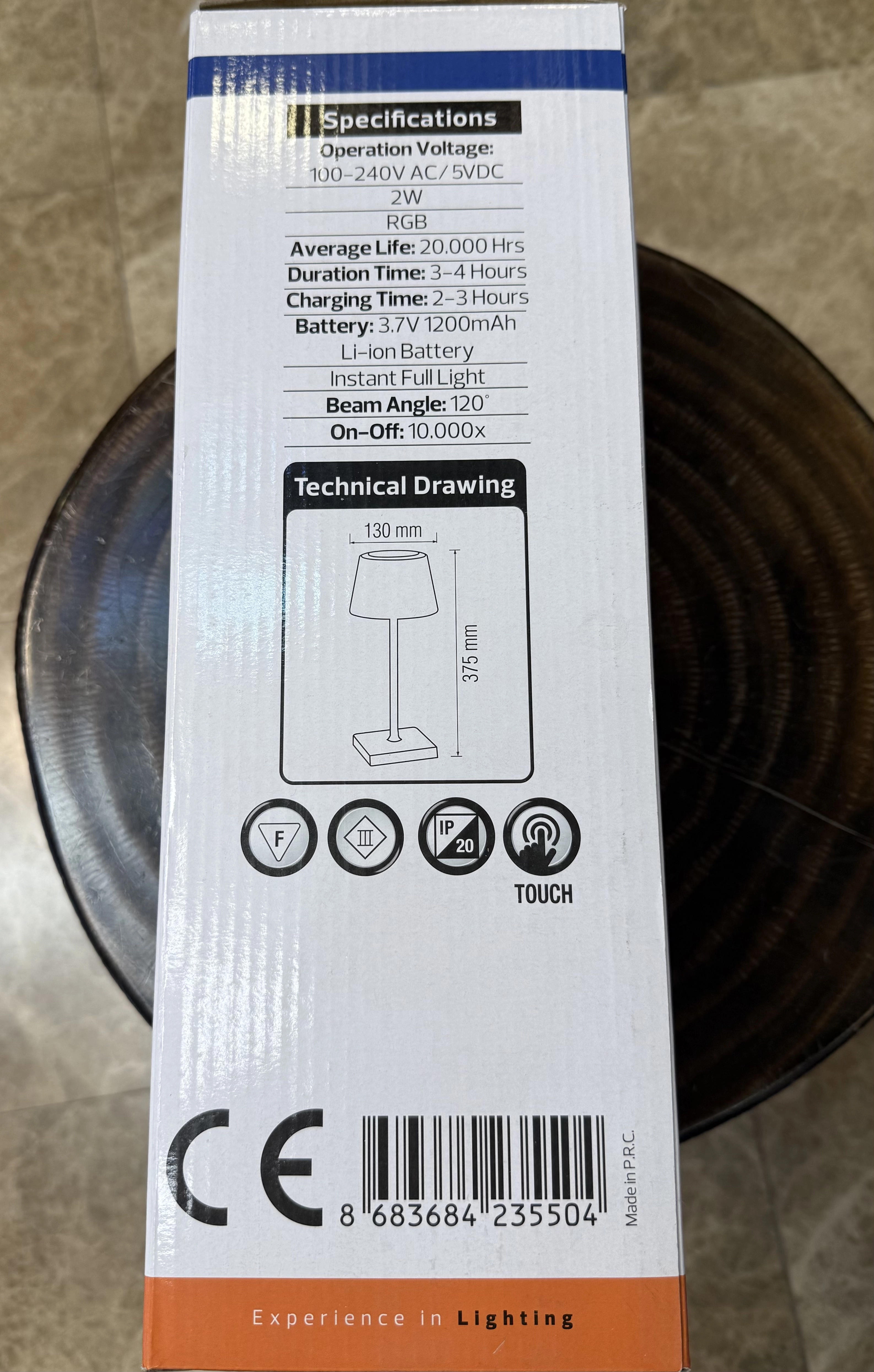 Horoz 050-006-0001 Glamor RGB Led Masa Lambası