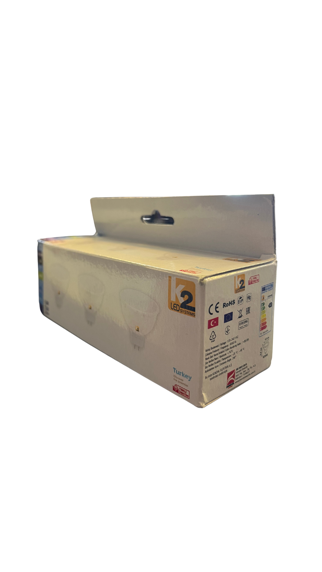 Kendal Elektrik KES046B 5W Led Ampul G5.3 Duy 3000K- 3’lü Paket 