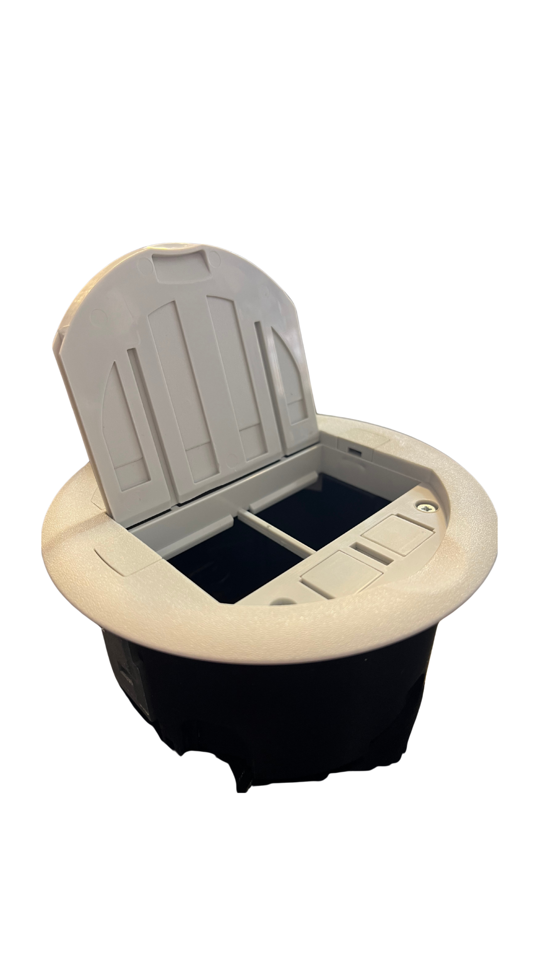 NEAD 4 Modül + 2 Keystone Masa Üstü Priz Kutusu (BOŞ KASA)