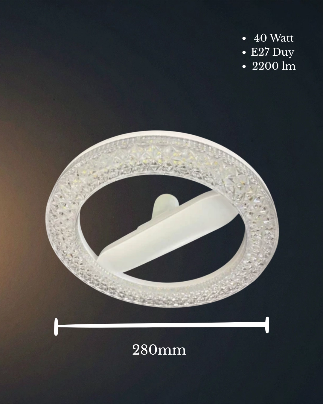 Osaka Kristal Simit Led Ampul 40 Watt  E27 Duy - 3 Renk