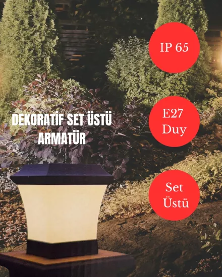 K2 KBA791 Set Üstü Dekoratif Aplik - E27 Duy 