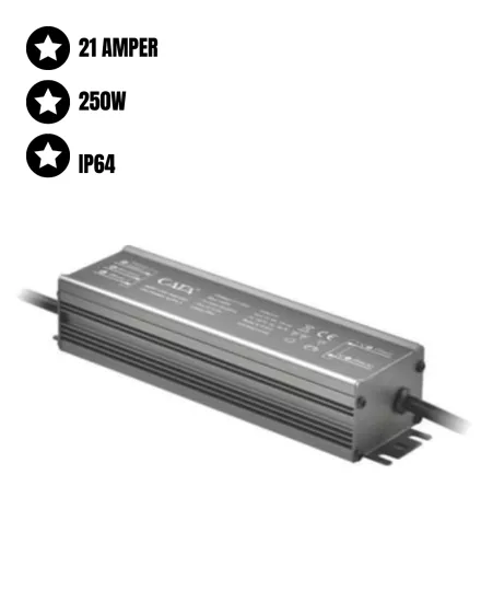 Cata CT-2594 Gold Dış Mekan Şerit Led Trafosu 21A 250W