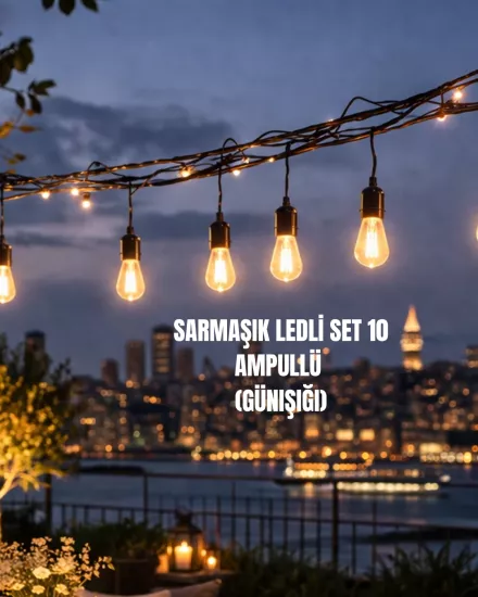 Cata CT-7071 Sarmaşık Ledli Set 10 Ampullü - Günışığı 